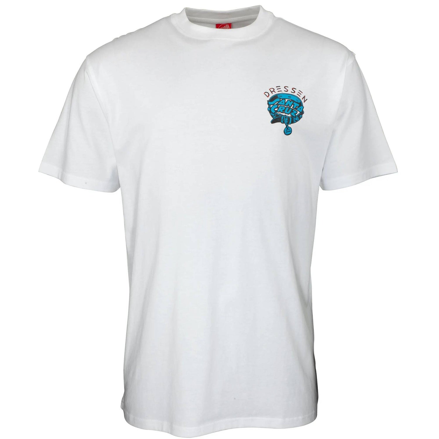 Santa Cruz Dressen Pup Dot T Shirt - White