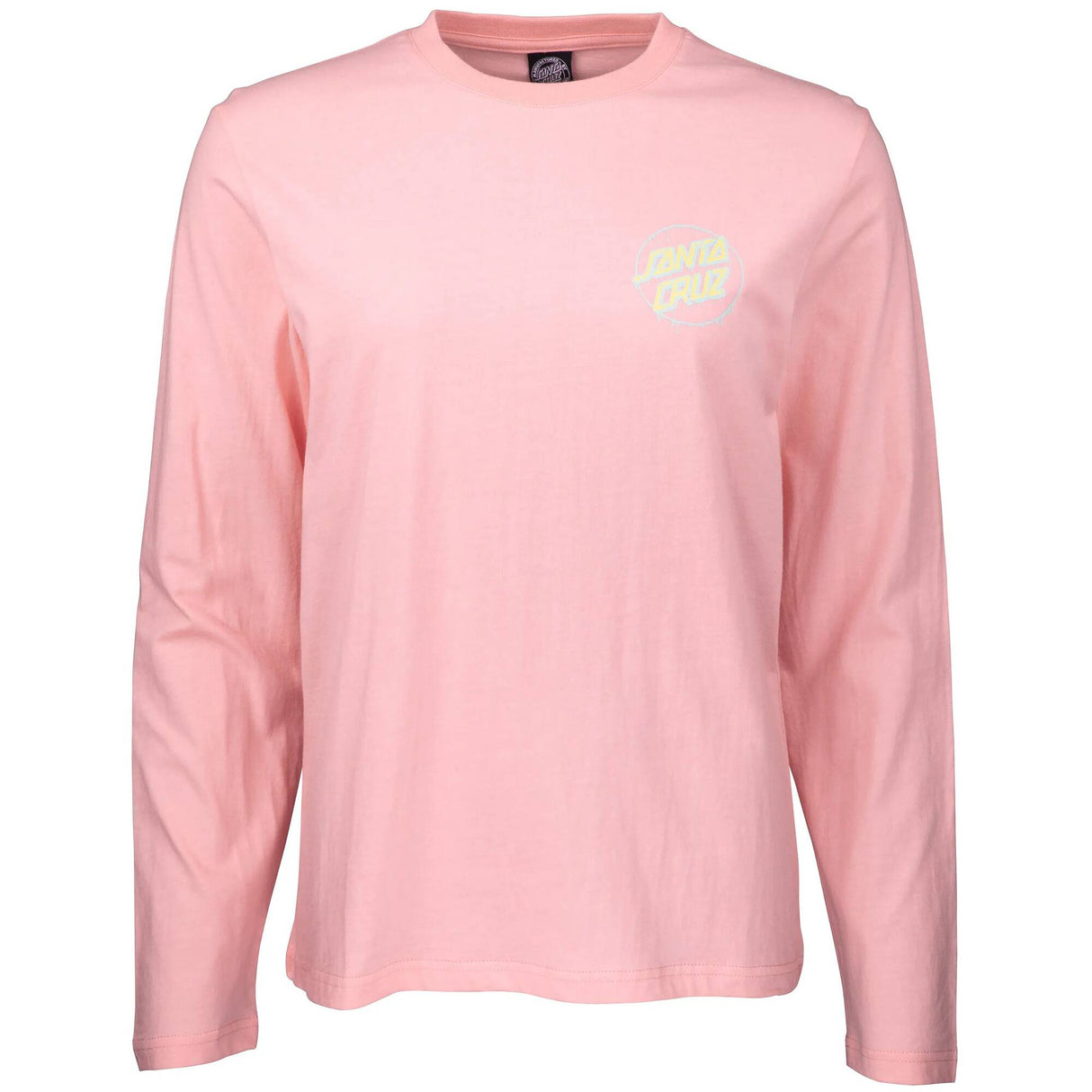 Santa Cruz Womens Drippy Dot Long Sleeve T Shirt - Blossom Womens 10