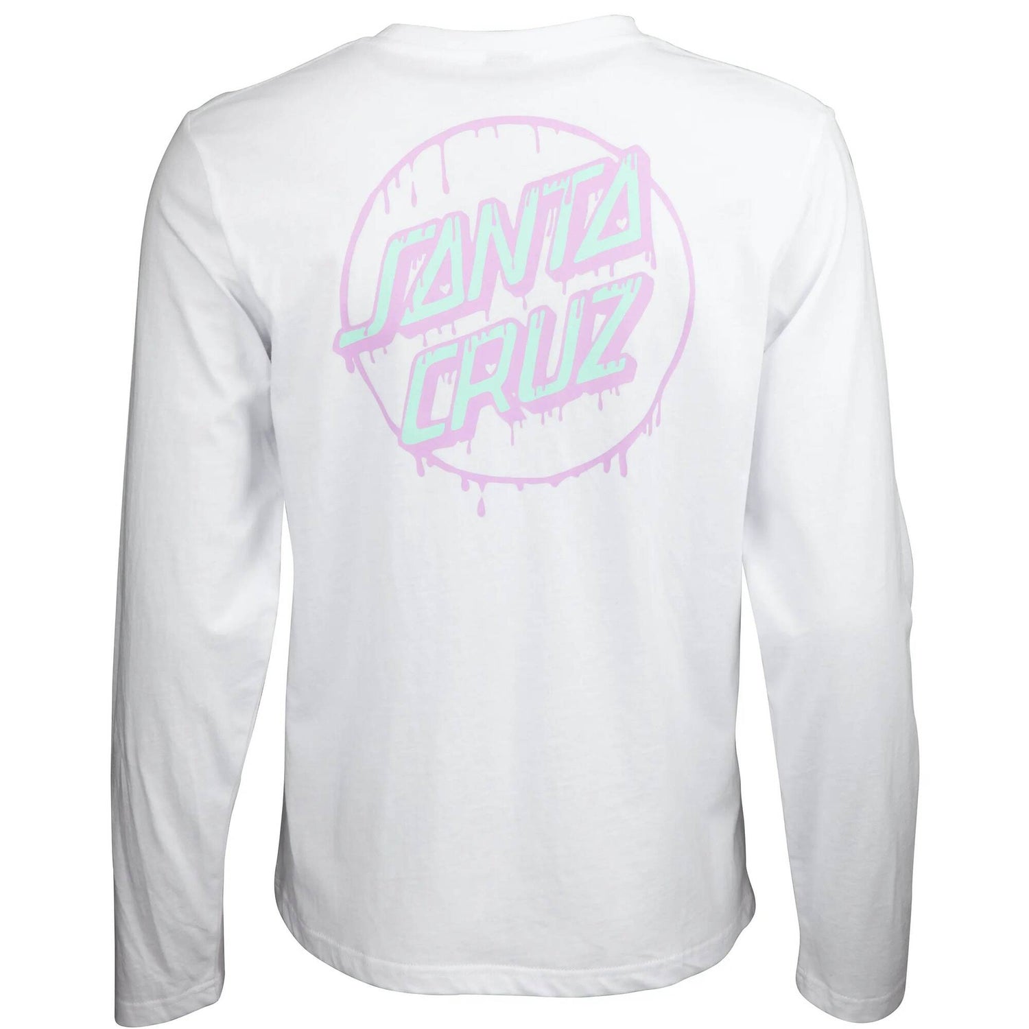 Santa Cruz Womens Drippy Dot Long Sleeve T Shirt - White
