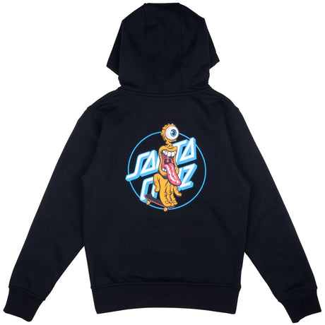 Santa Cruz Youth Grip Dot Hoodie - Black