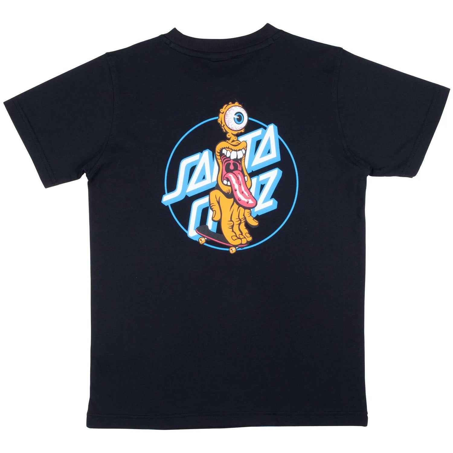 Santa Cruz Youth Grip Dot T Shirt - Black