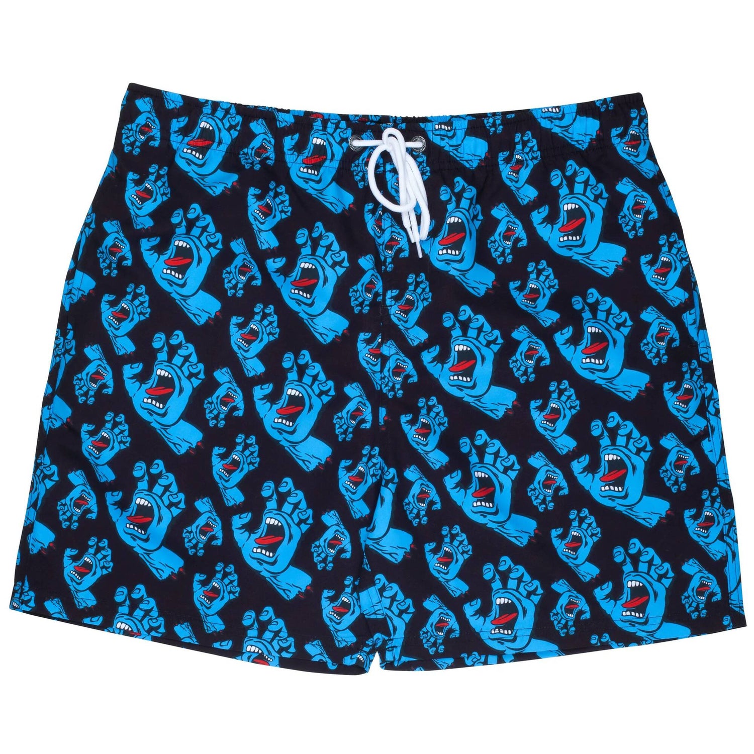 Santa Cruz Hands Allover Swimming Shorts - Black