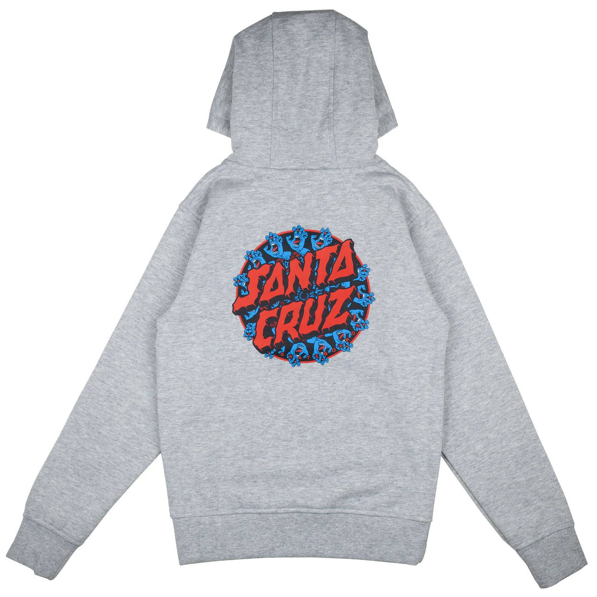 Santa Cruz Youth Handy Dot Hoodie - Heather Grey