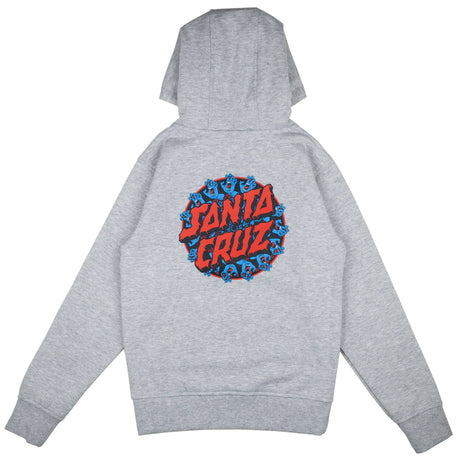 Santa Cruz Youth Handy Dot Hoodie - Heather Grey