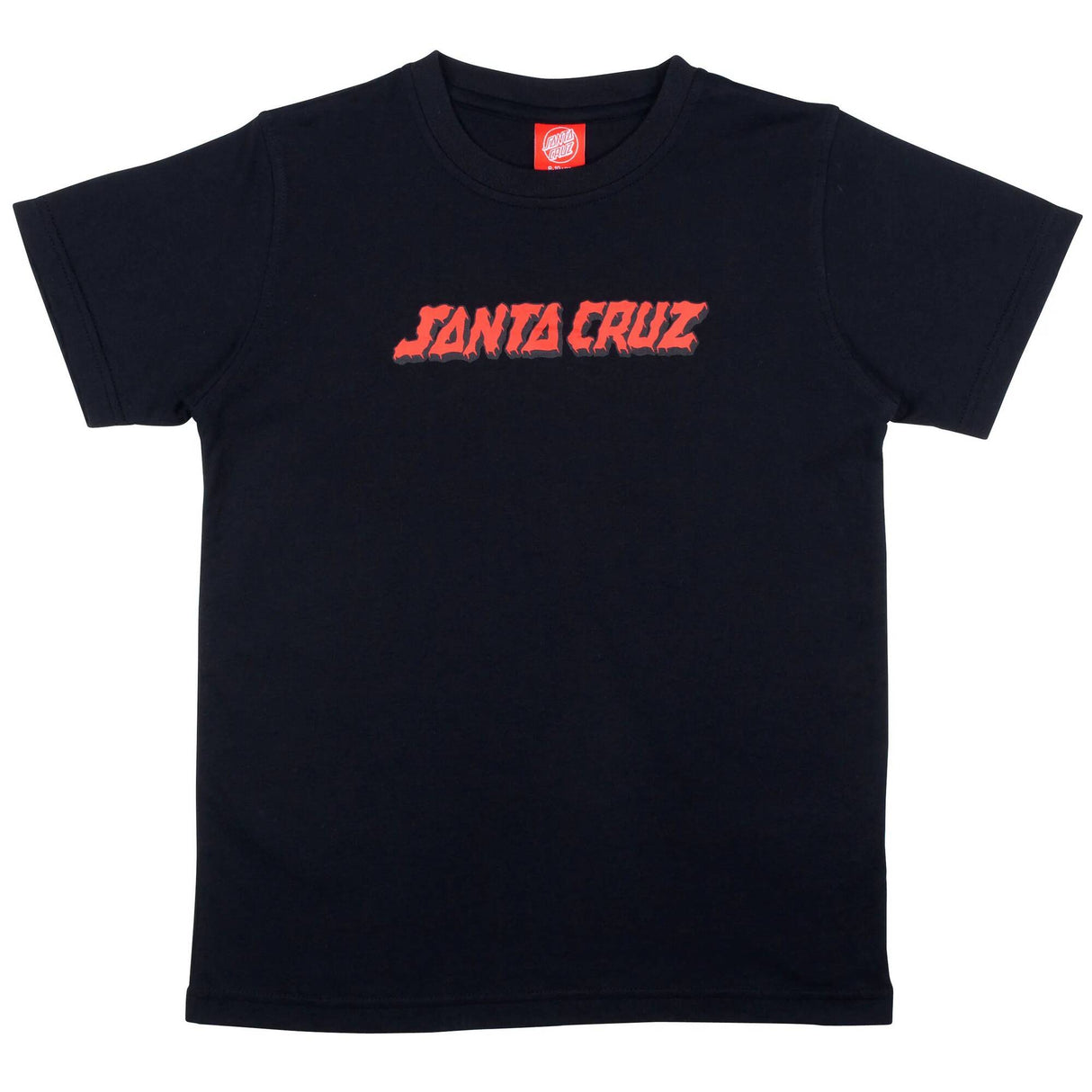 Santa Cruz Youth Handy Dot T Shirt - Black