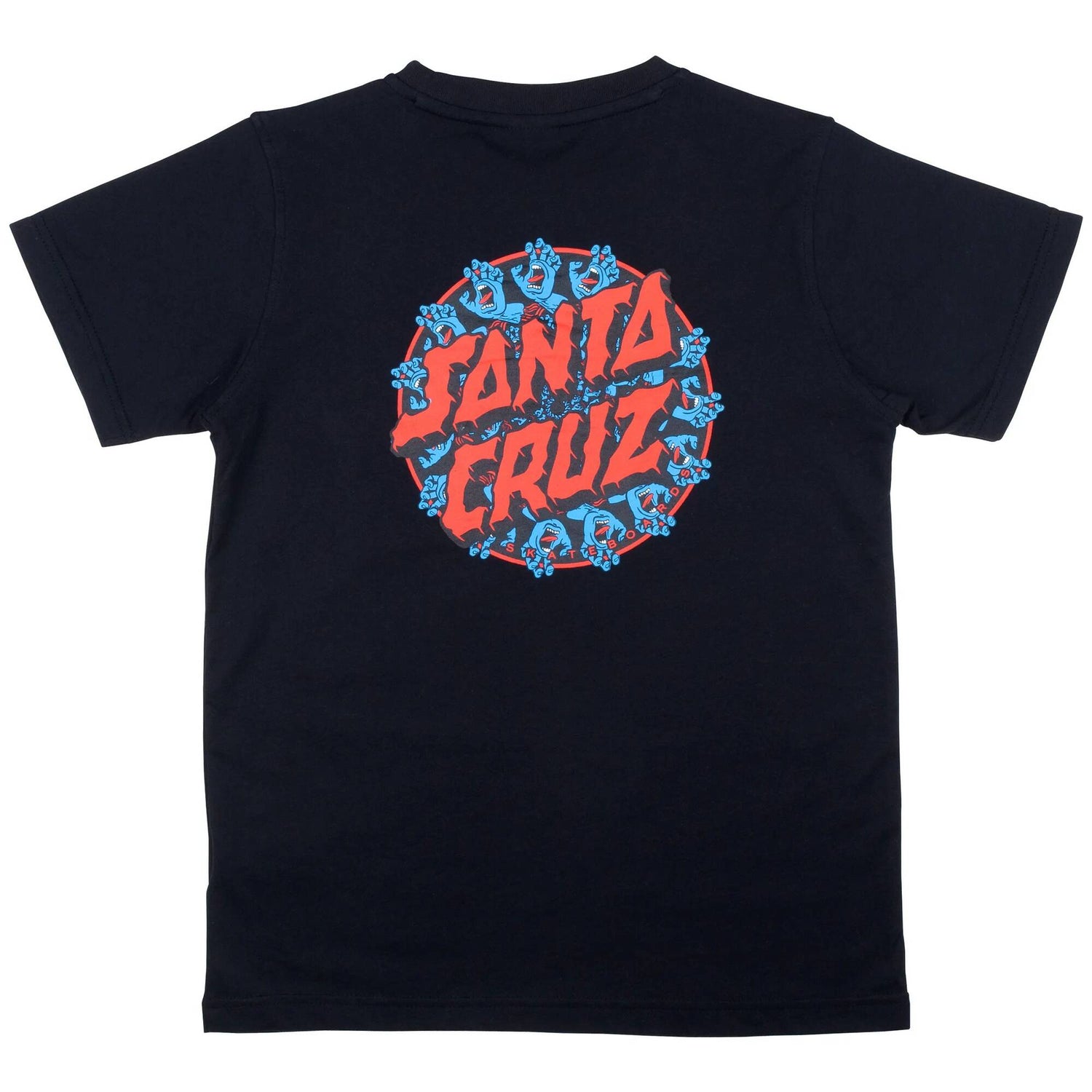 Santa Cruz Youth Handy Dot T Shirt - Black