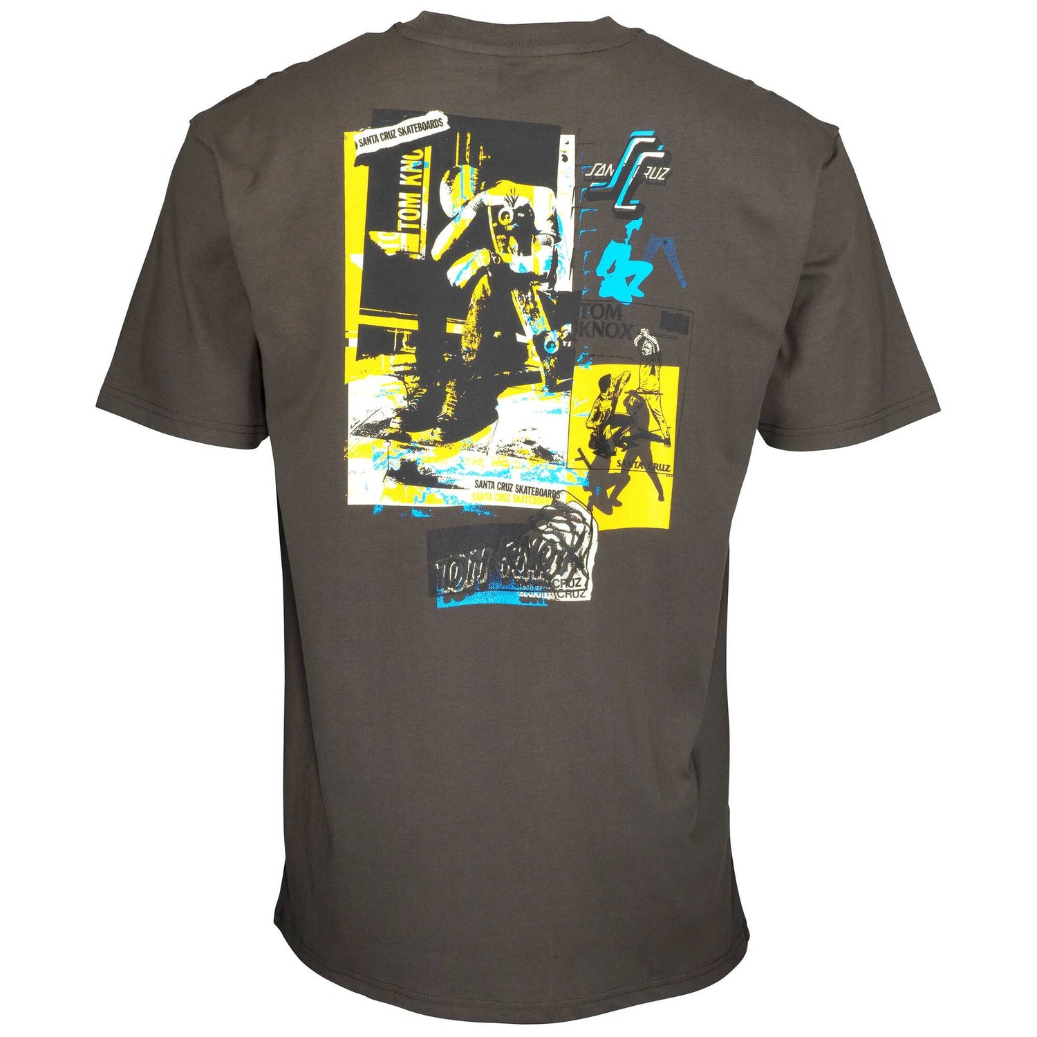 Santa Cruz Knox Archive T Shirt - Washed Black