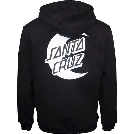 Santa Cruz Moon Dot Mono Hoodie - Black SML