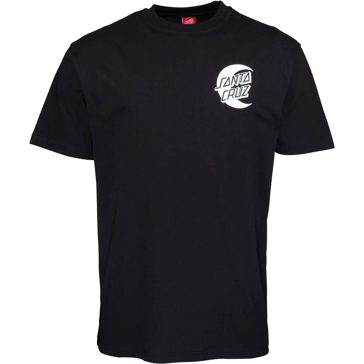 Santa Cruz Moon Dot Mono T Shirt - Black