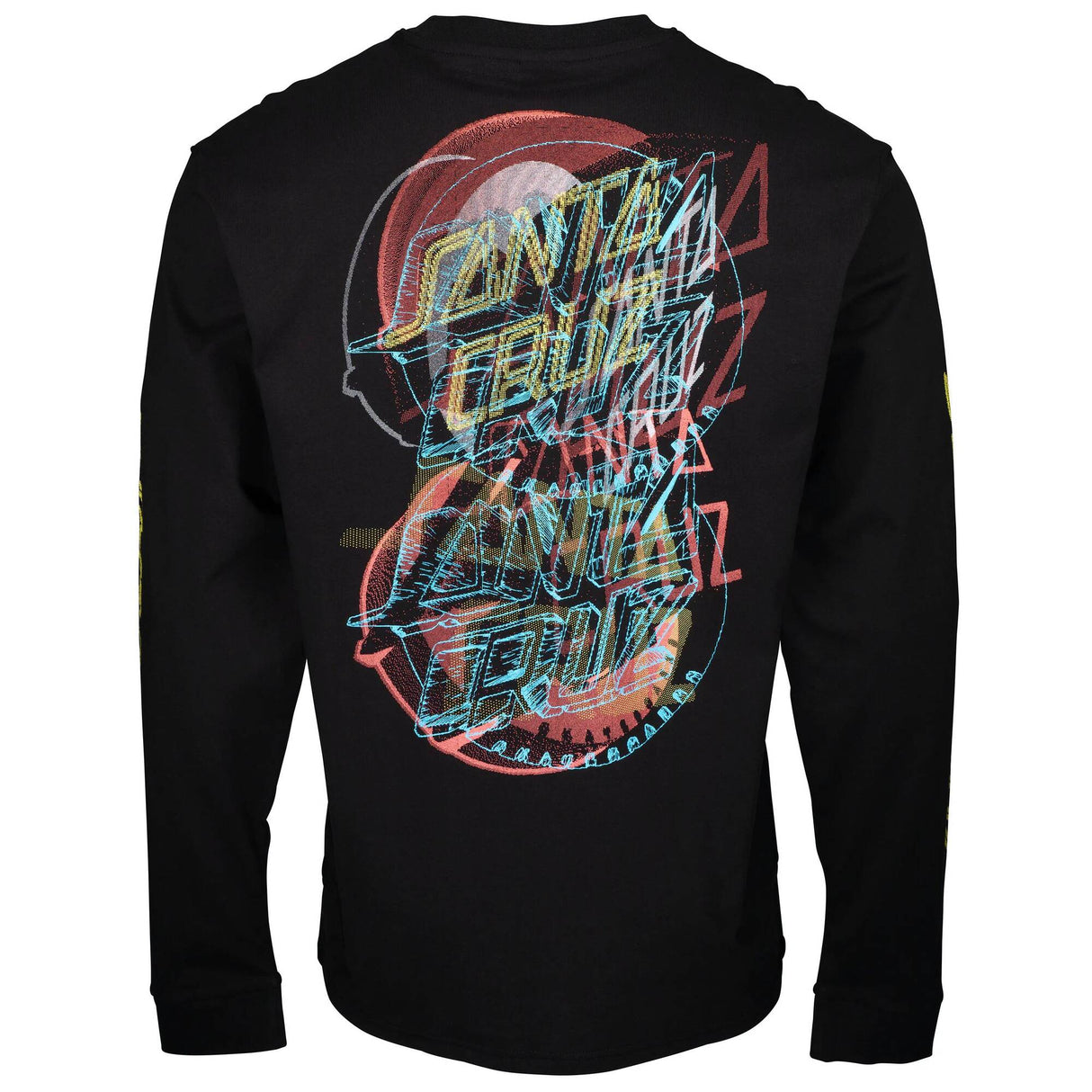 Santa Cruz No Pattern Long Sleeve T Shirt - Black