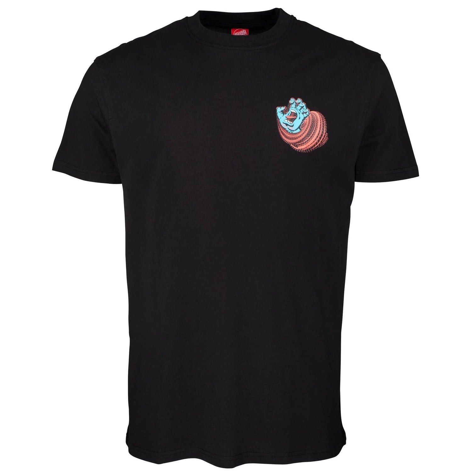 Santa Cruz No Pattern Screaming Hand T Shirt - Black
