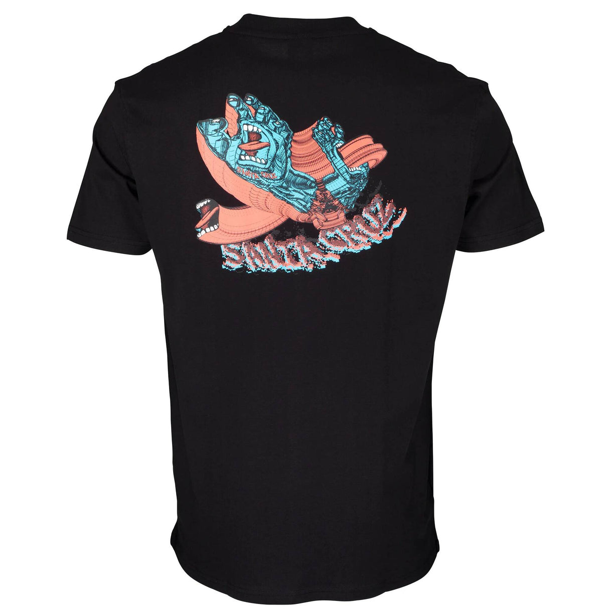 Santa Cruz No Pattern Screaming Hand T Shirt - Black