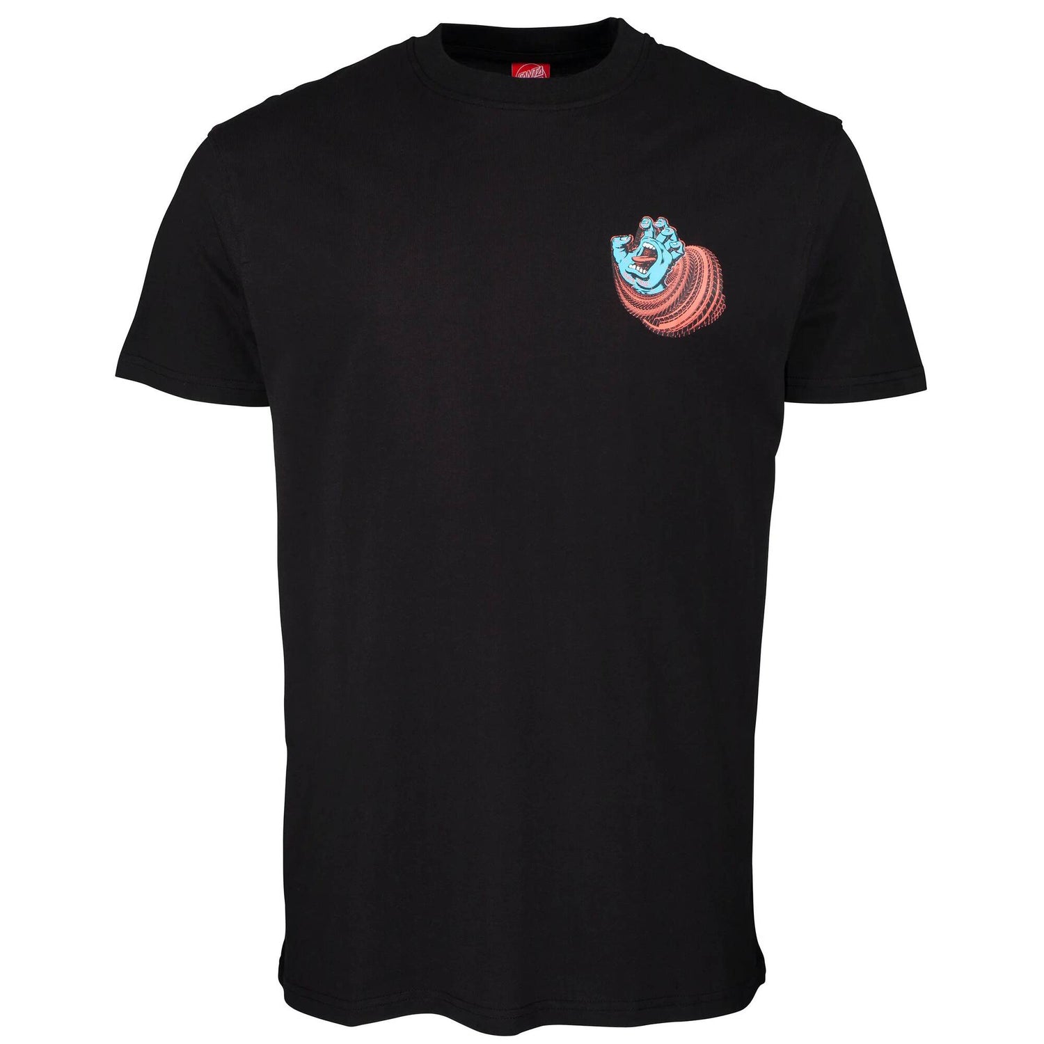 Santa Cruz No Pattern Screaming Hand T Shirt - Black MED
