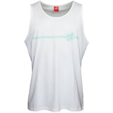 Santa Cruz Opus Dot Stripe Tank Top - White
