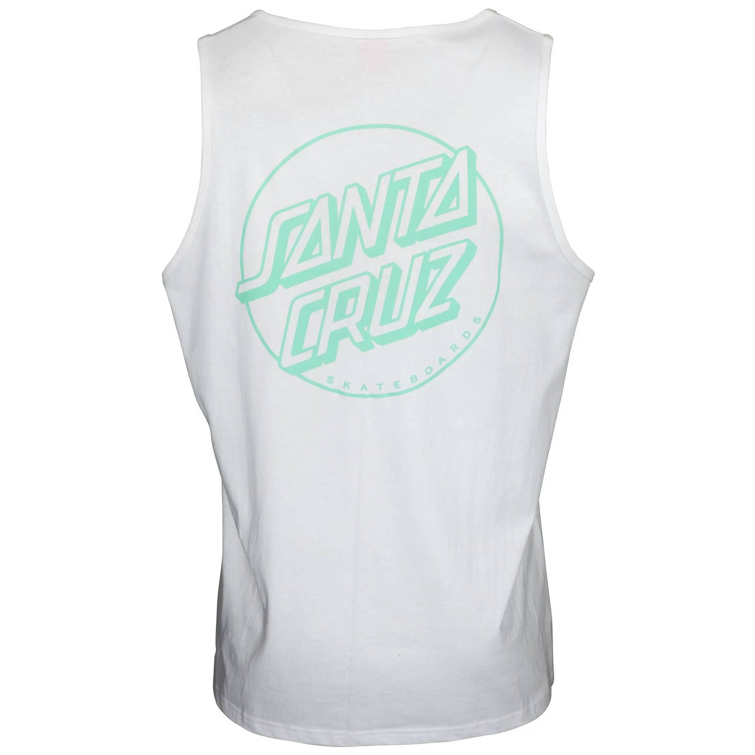 Santa Cruz Opus Dot Stripe Tank Top - White