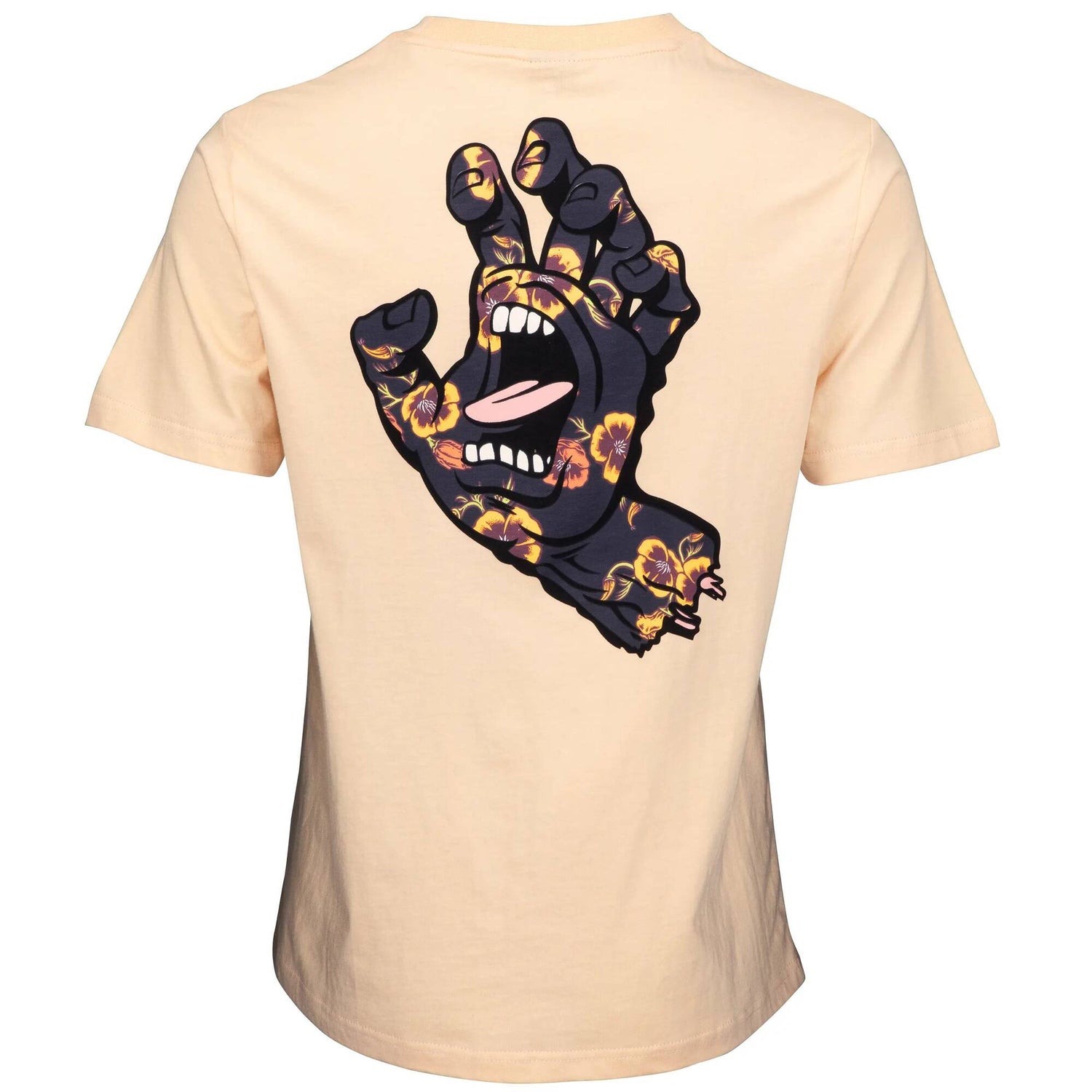 Santa Cruz Womens Poppy Hand T Shirt - Sand
