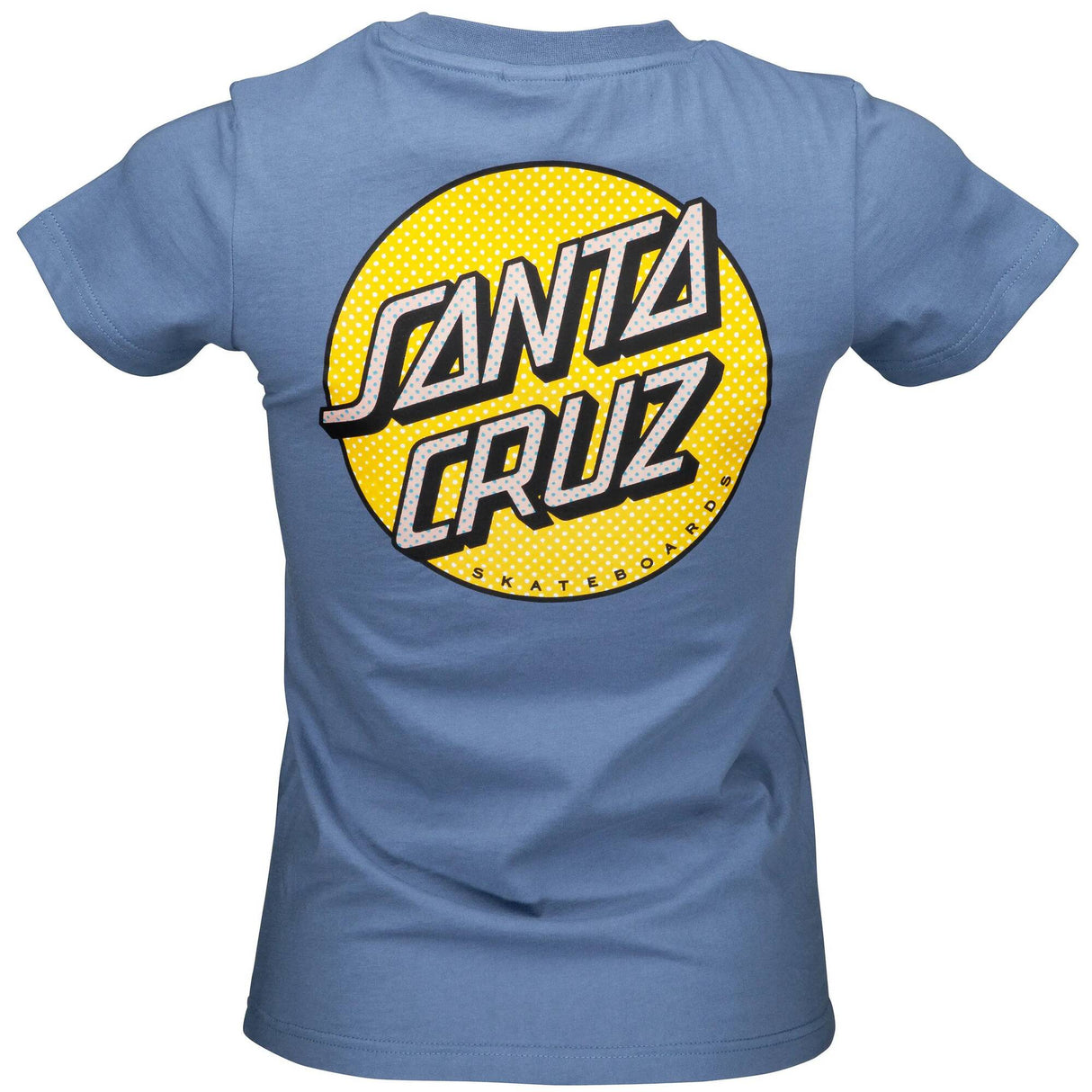 Santa Cruz Womens Process Dot T Shirt - Washed Navy