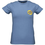 Santa Cruz Womens Process Dot T Shirt - Washed Navy Womens 14