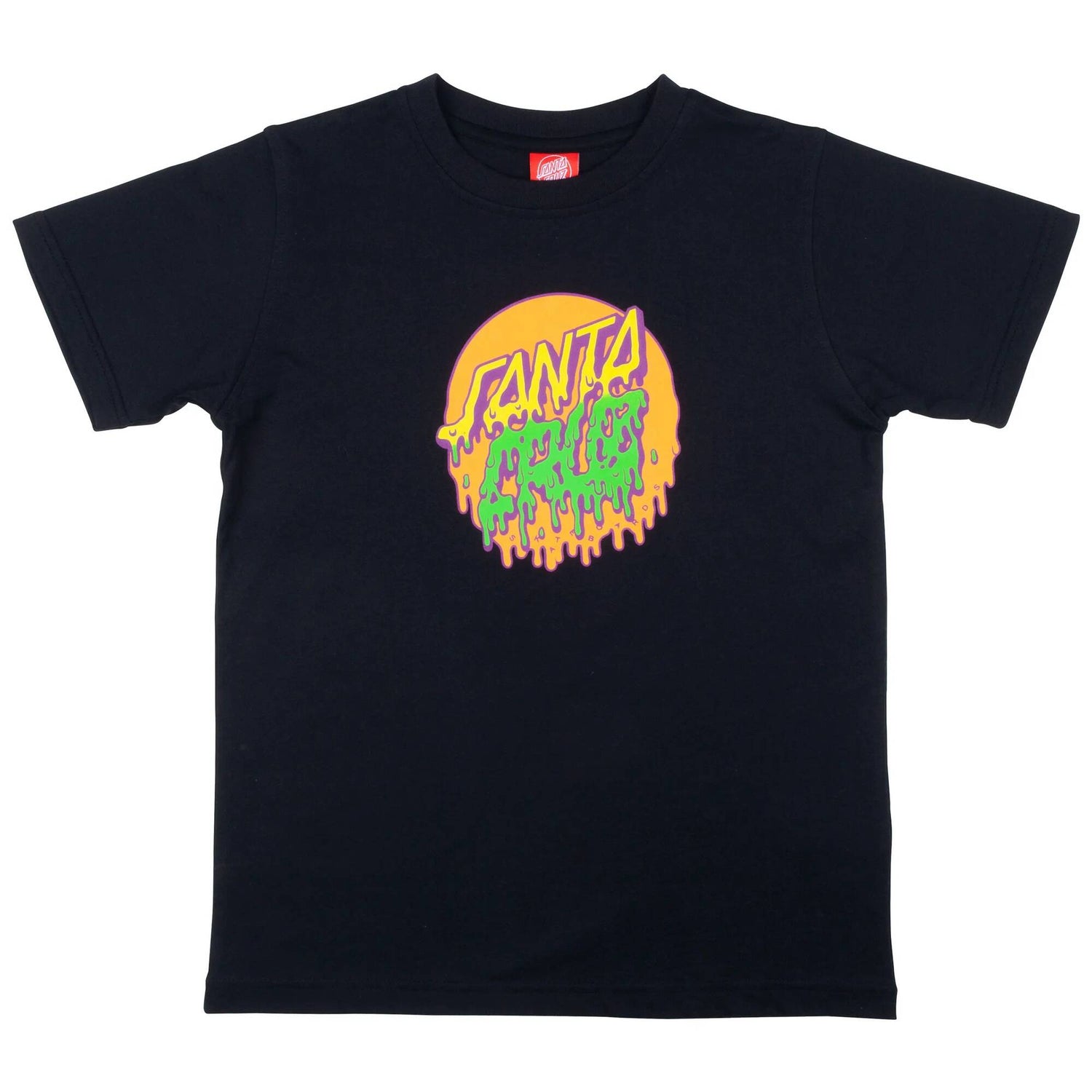 Santa Cruz Youth Rad Dot T Shirt - Black