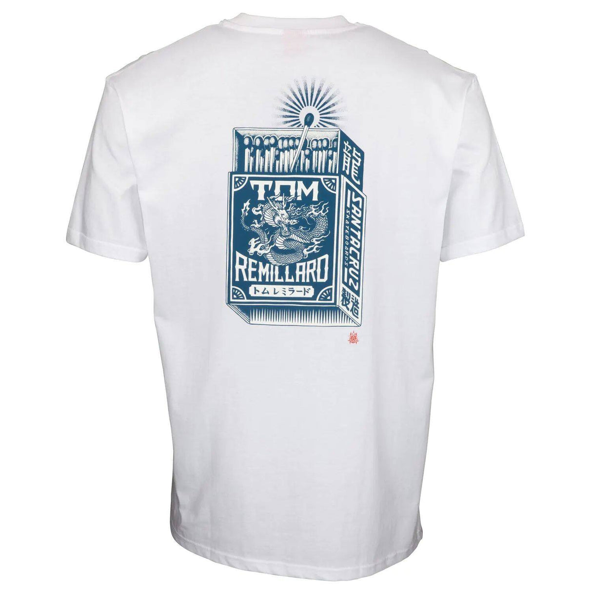 Santa Cruz Remillard Mako Matchbox T Shirt - White