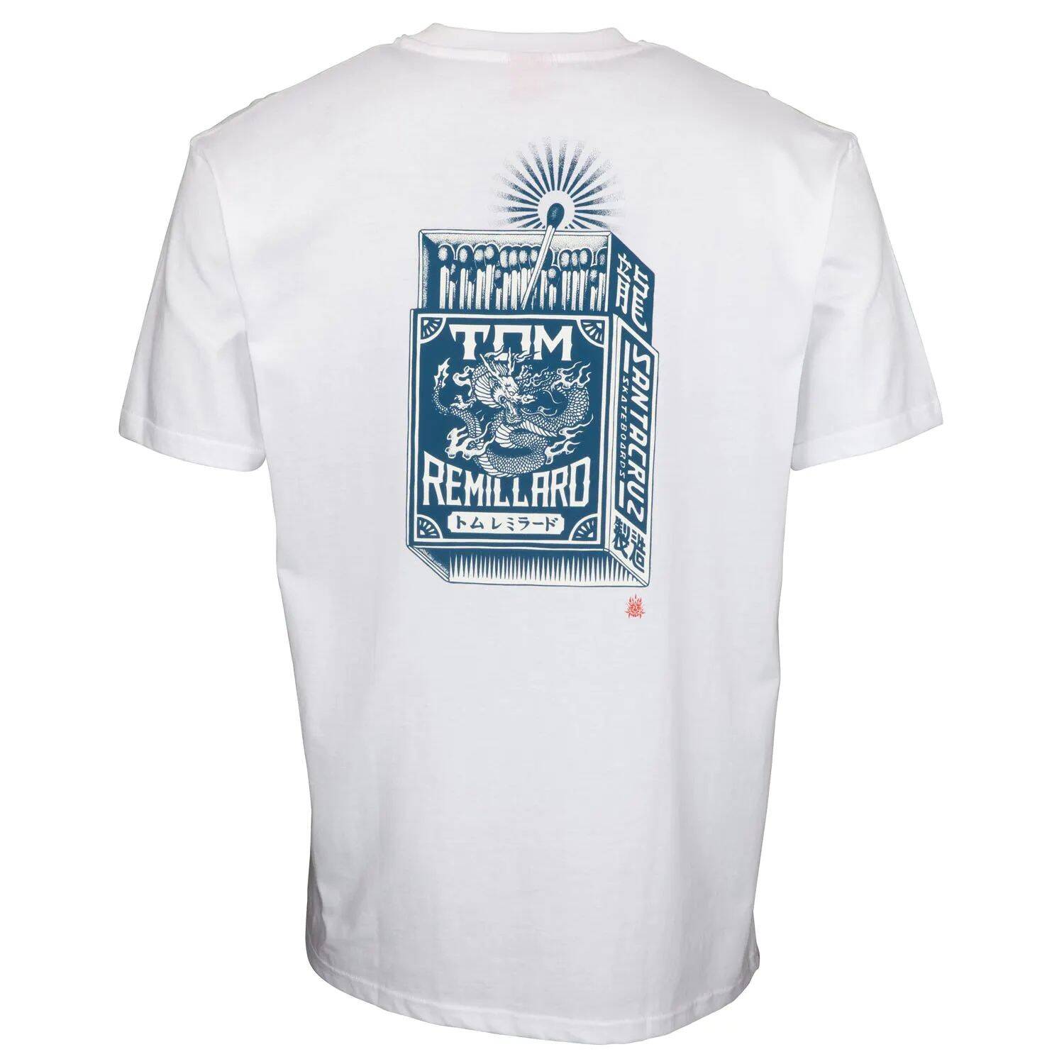 Santa Cruz Remillard Mako Matchbox T Shirt - White
