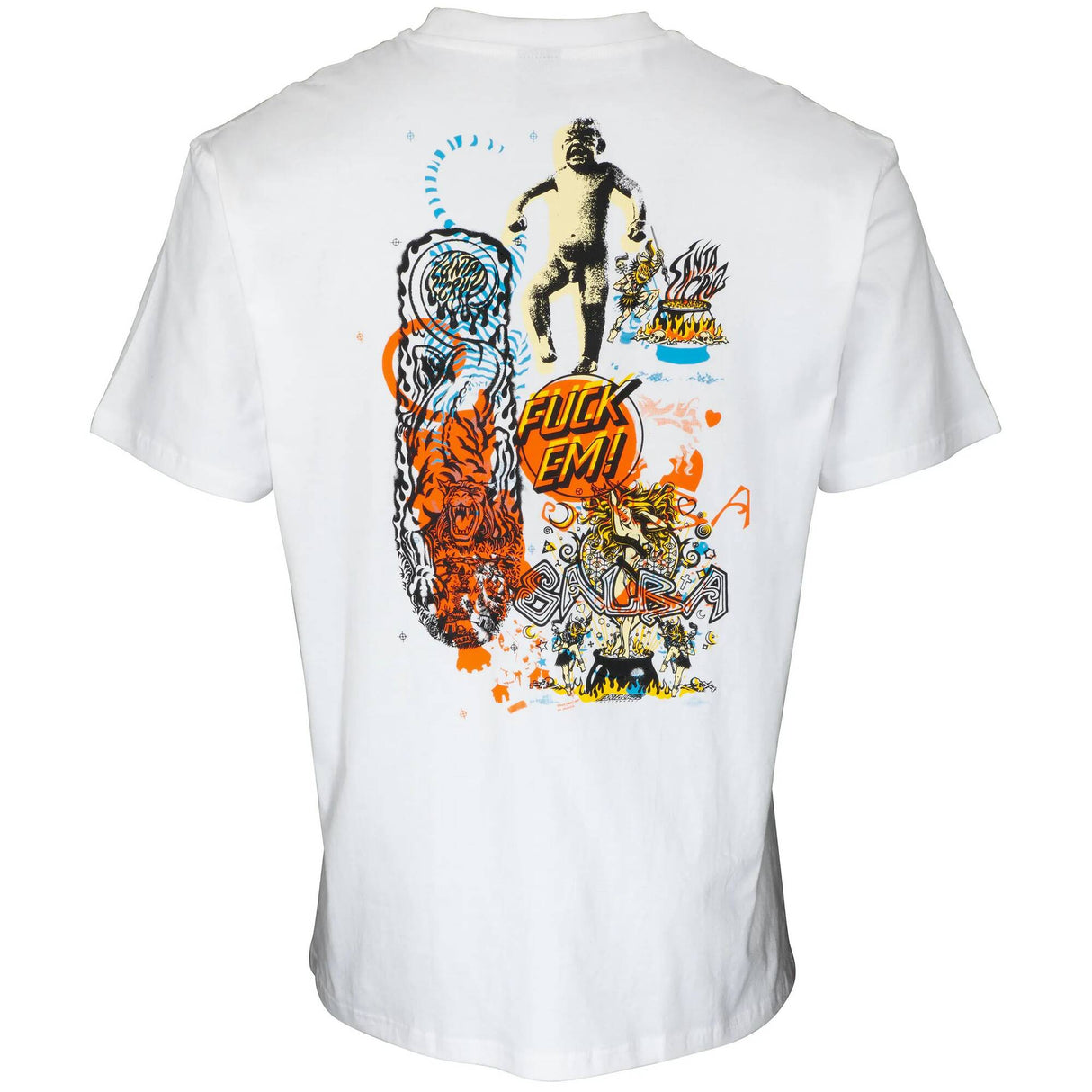 Santa Cruz Salba Archive T Shirt - White