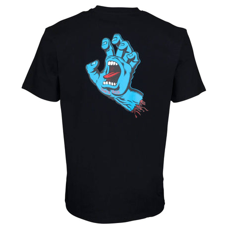 Santa Cruz Screaming Hand Chest T Shirt - Black