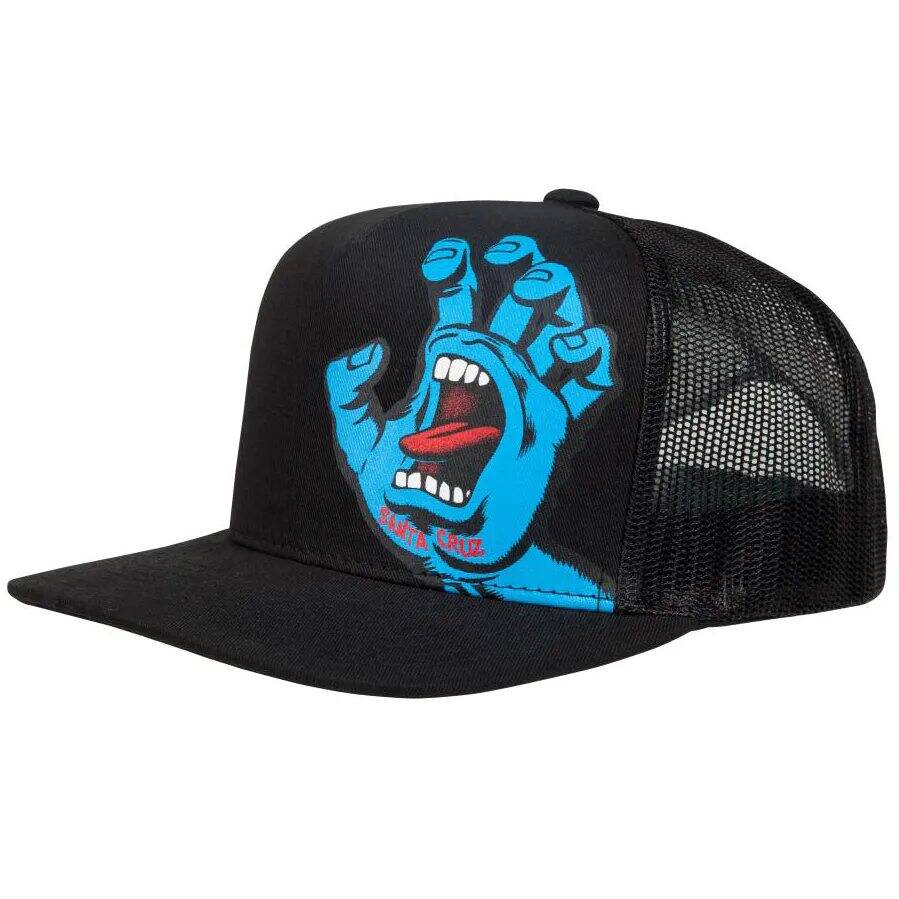 Santa Cruz Youth Screaming Hand Cap - Black