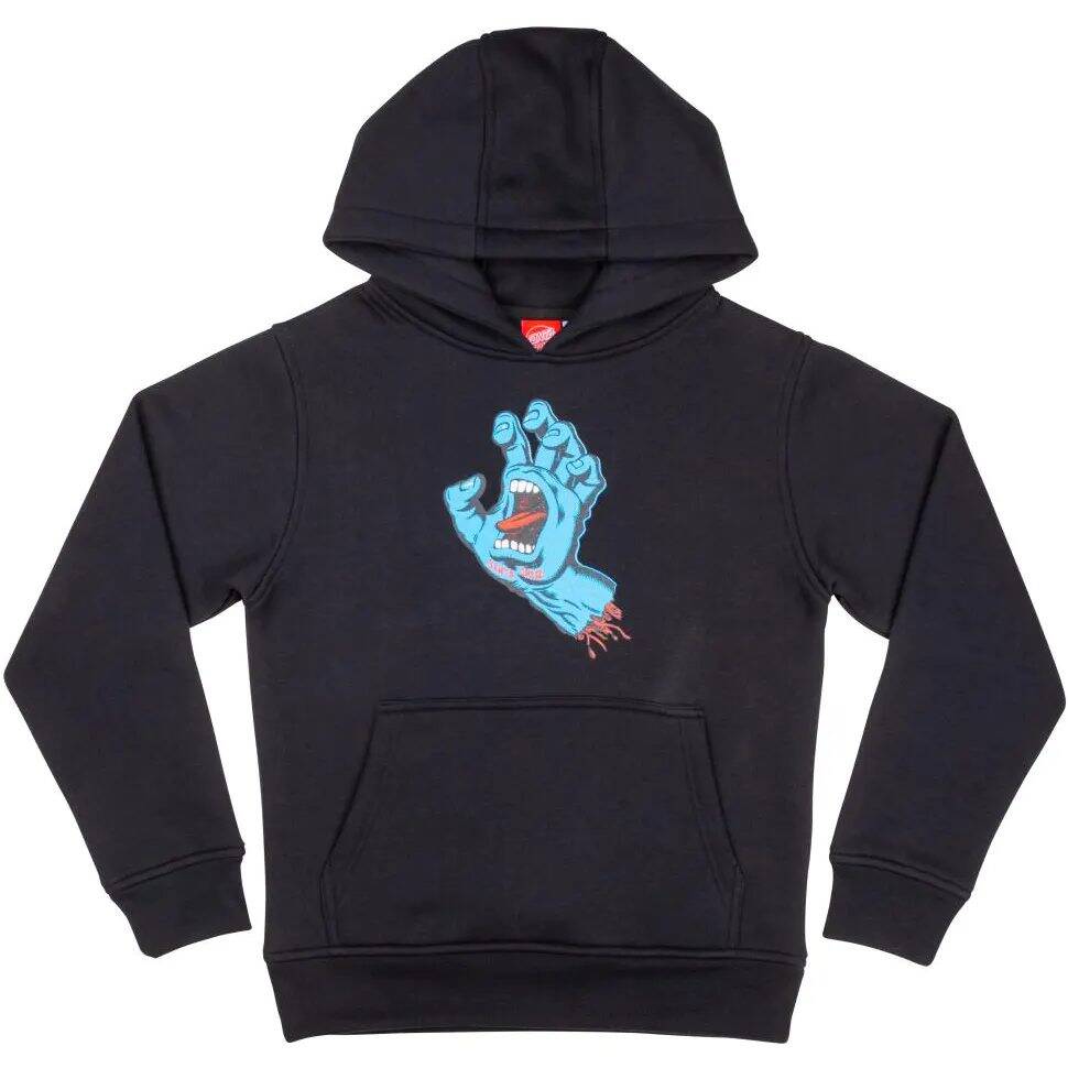 Santa Cruz Youth Screaming Hand Hoodie - Black Yth XL