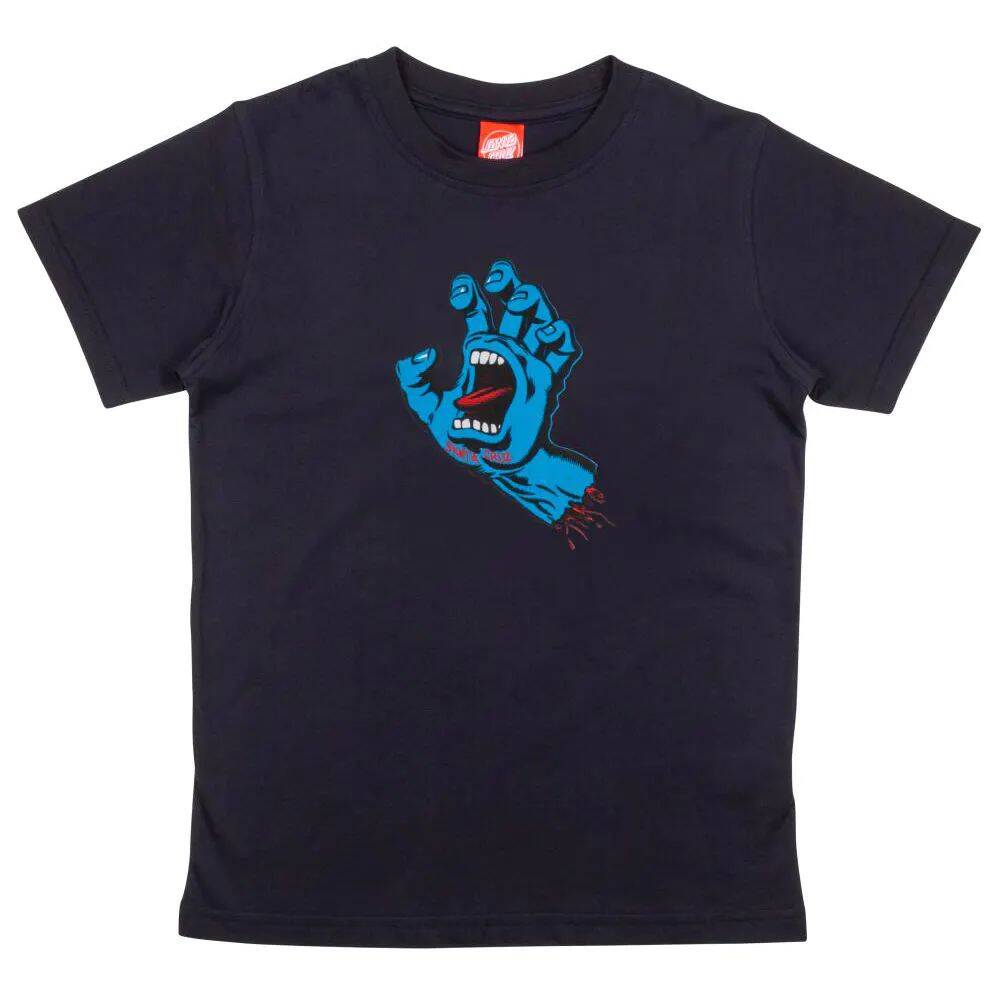 Santa Cruz Youth Screaming Hand T Shirt - Black