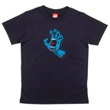 Santa Cruz Youth Screaming Hand T Shirt - Black