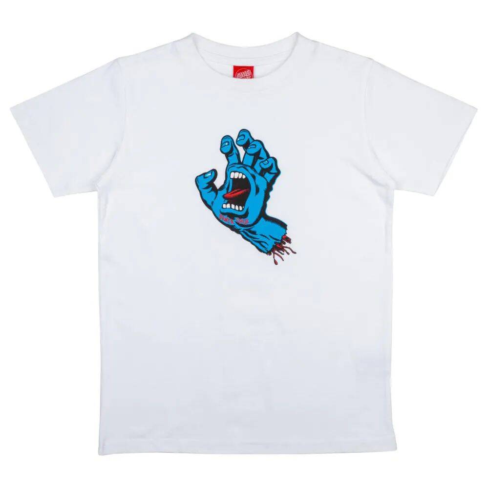 Santa Cruz Youth Screaming Hand T Shirt - White