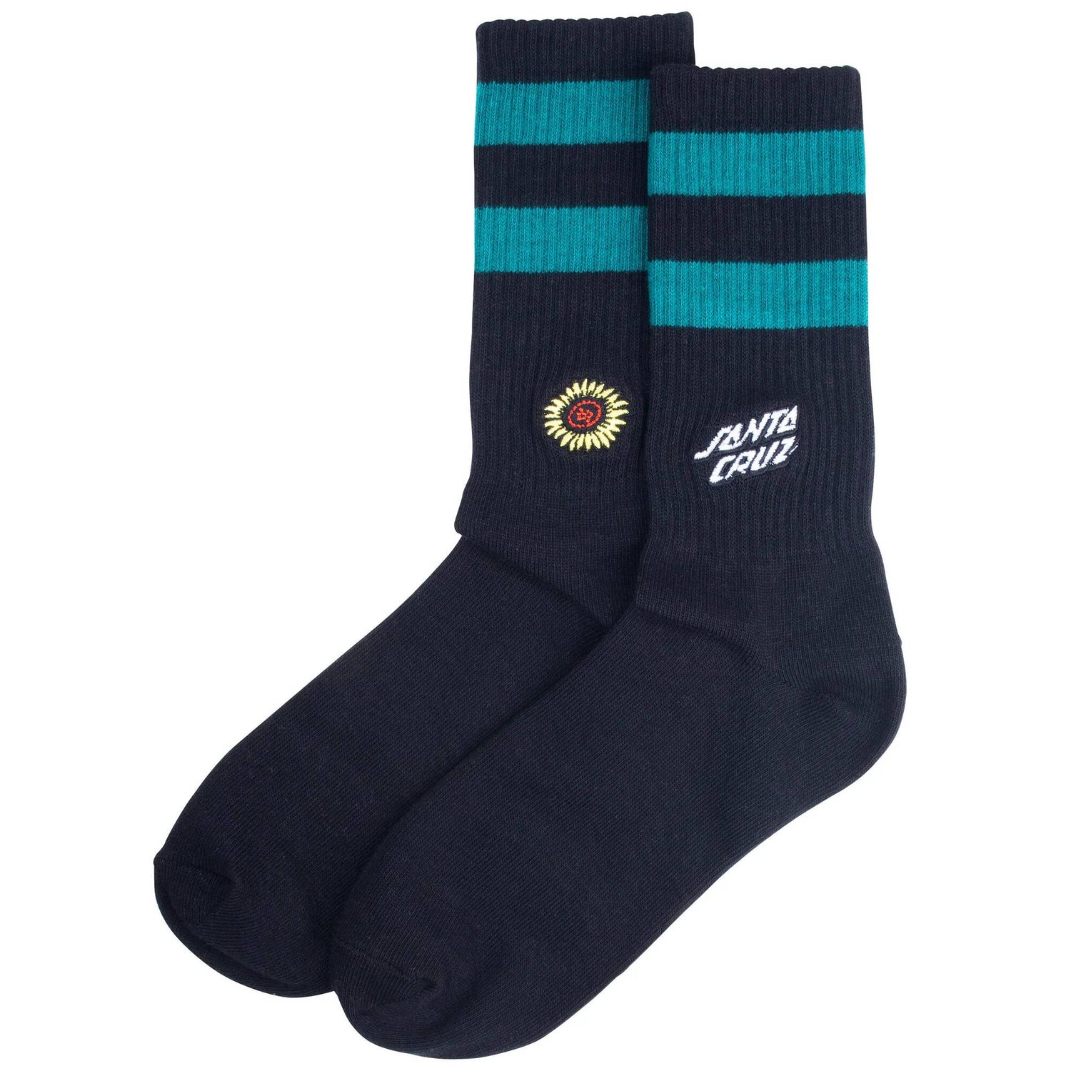 Santa Cruz Sunflower Socks - Black