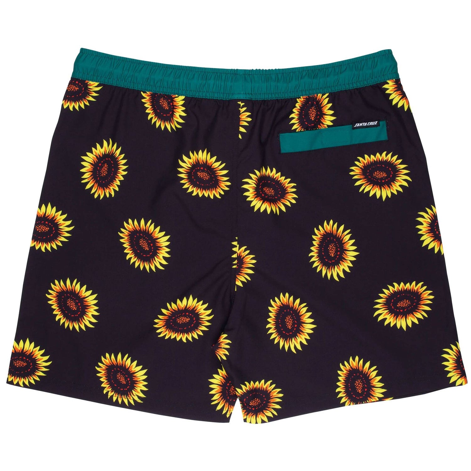 Santa Cruz Sunflowers Swimming Shorts - Black