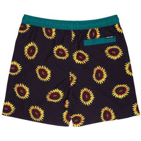 Santa Cruz Sunflowers Swimming Shorts - Black