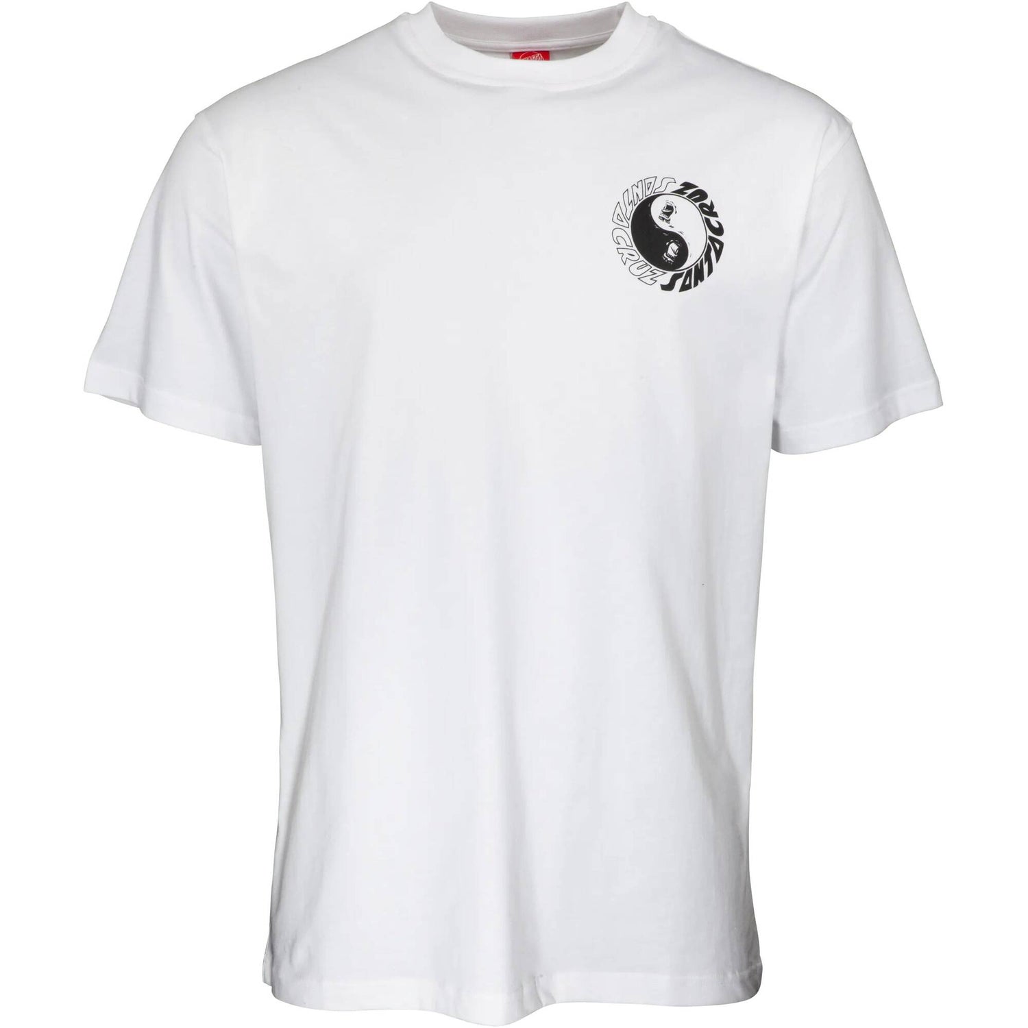 Santa Cruz Scream Ying Yang Chest T Shirt - White