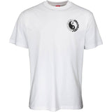Santa Cruz Scream Ying Yang Chest T Shirt - White