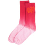 Santa Cruz Universal Dot Socks - Red/Pink
