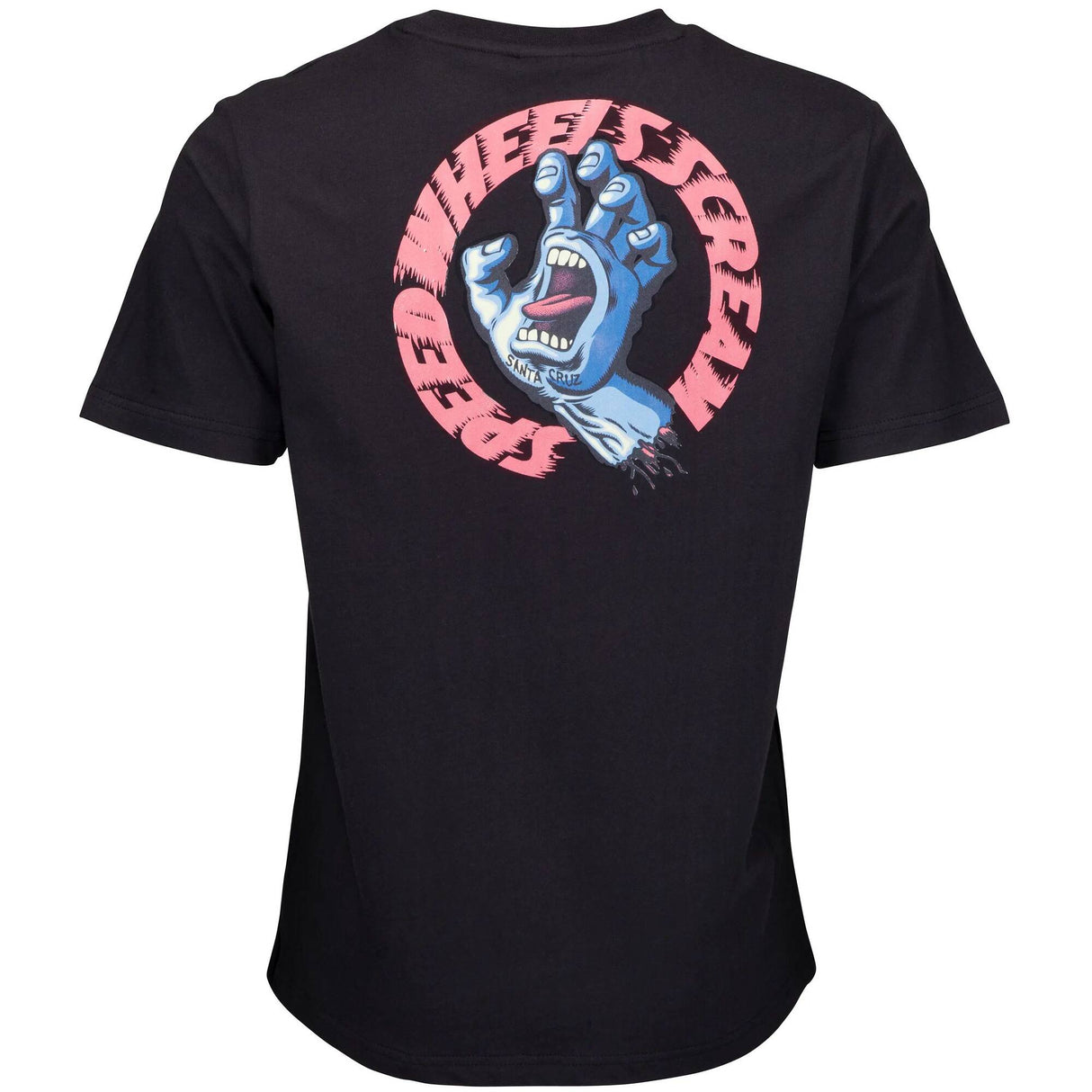 Santa Cruz Womens Vintage Screaming Hand Scream T Shirt - Black Wash