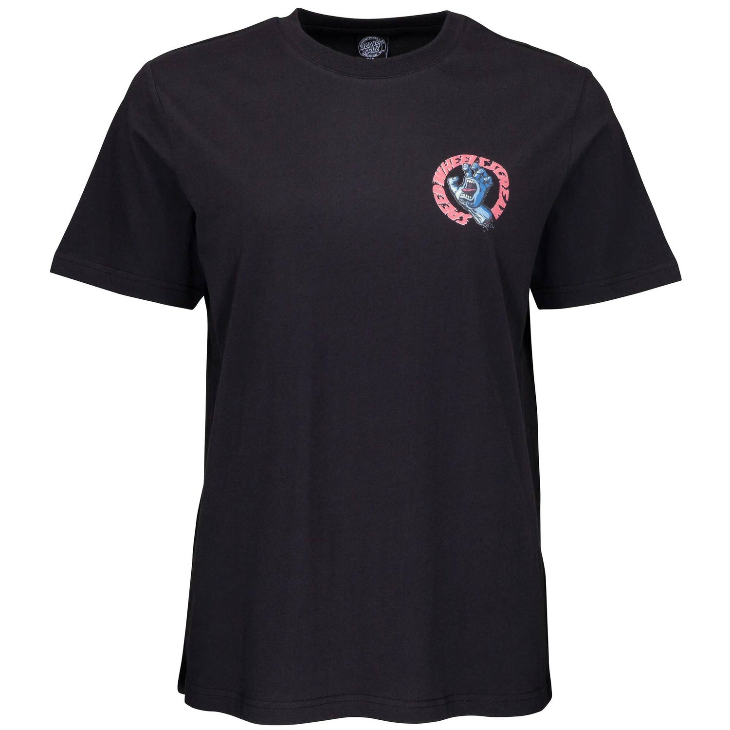 Santa Cruz Womens Vintage Screaming Hand Scream T Shirt - Black Wash Womens 10