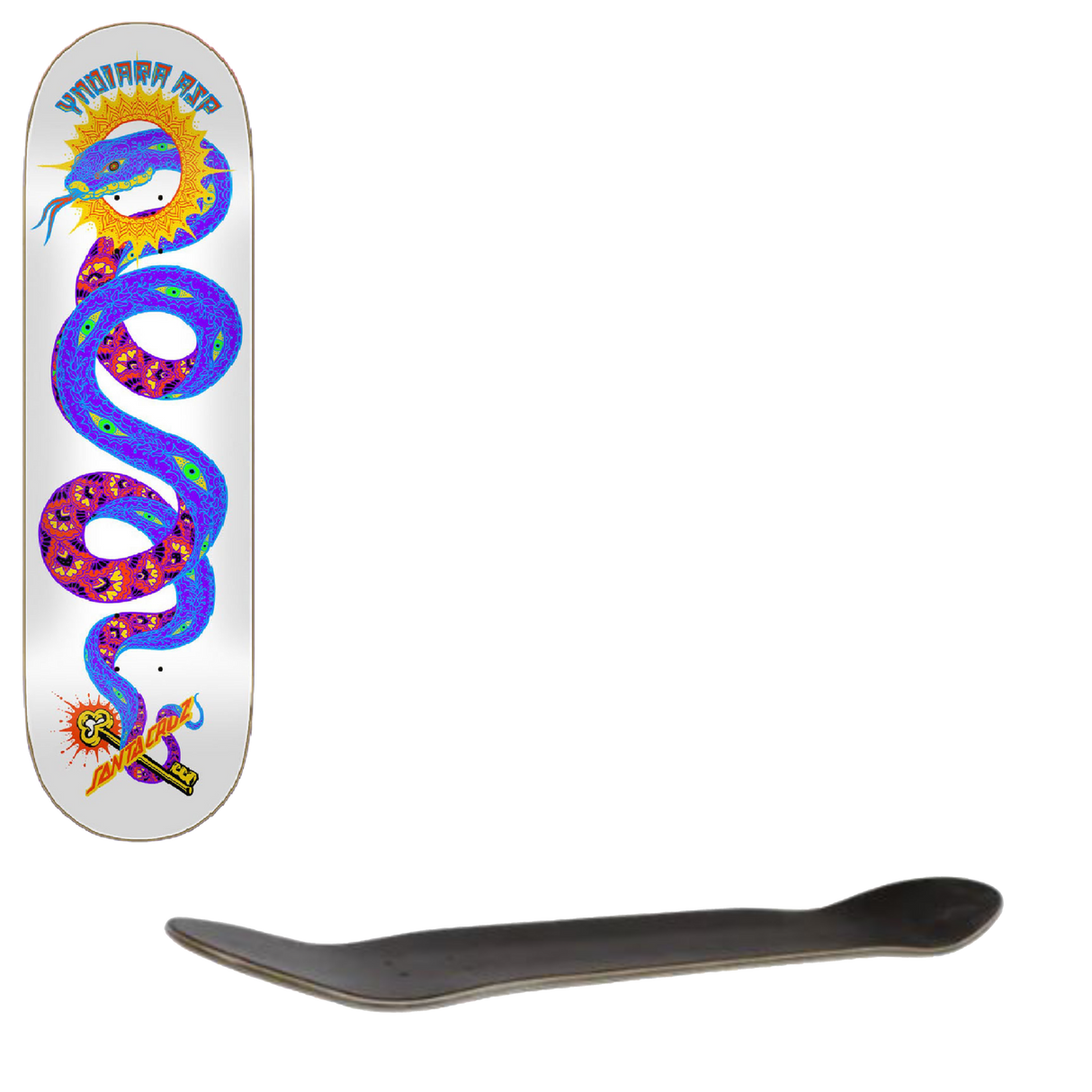 Santa Cruz Asp VX Skateboard Deck - Slither 8.25"