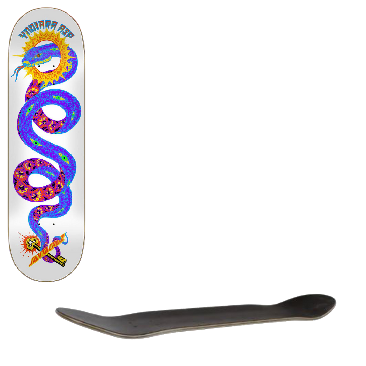 Santa Cruz Asp VX Skateboard Deck - Slither 8.25"
