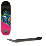 Santa Cruz Birch Skateboard Deck - Inferno Hand 8"