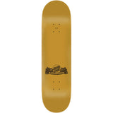 Santa Cruz Guzman Dining With The Dead Pro Skateboard Deck - Gold 8.27"