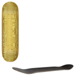 Santa Cruz Guzman Dining With The Dead Pro Skateboard Deck - Gold 8.27"