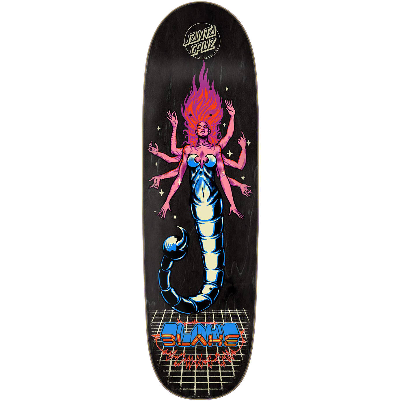 Santa Cruz Johnson Danger Zone Pro Skateboard Deck - 9.25"
