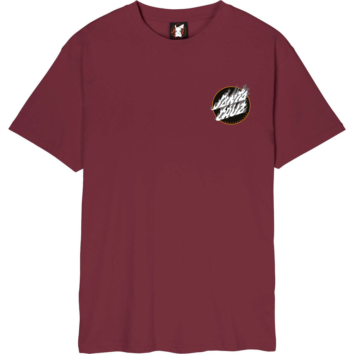 Santa Cruz x Pokemon Fire Type 3 T Shirt - Maroon