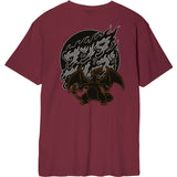 Santa Cruz x Pokemon Fire Type 3 T Shirt - Maroon