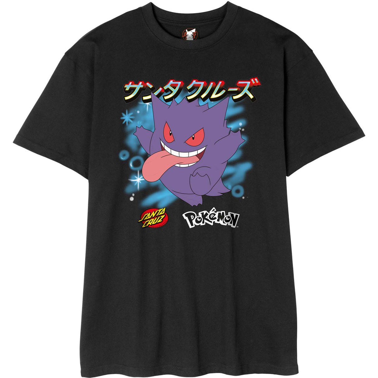 Santa Cruz x Pokemon Ghost Type 3 T Shirt - Black