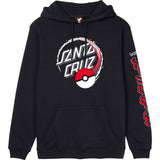 Santa Cruz x Pokemon Poke Ball Dot Hoodie - Black